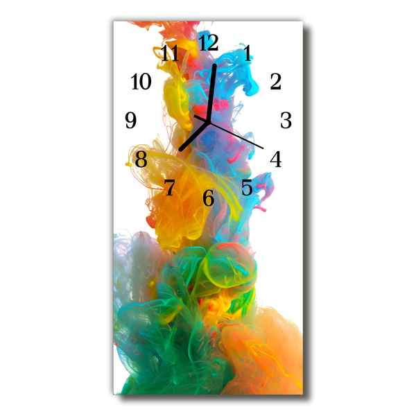 Steklena navpična ura Grafike tekočina barva
