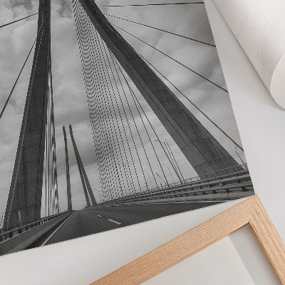 Premium stenski plakat Vrvni most, moderna eleganca, simetrija