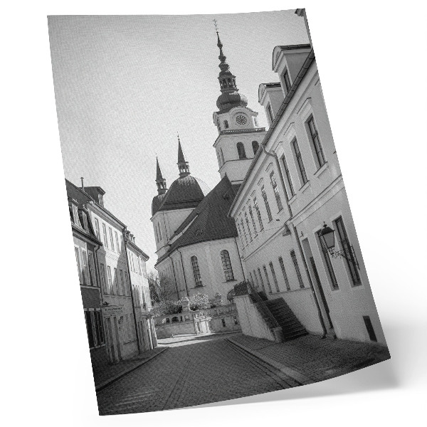 Eleganten plakat za dnevno sobo Zgodovinske stavbe, eleganca, arhitekturni detajli