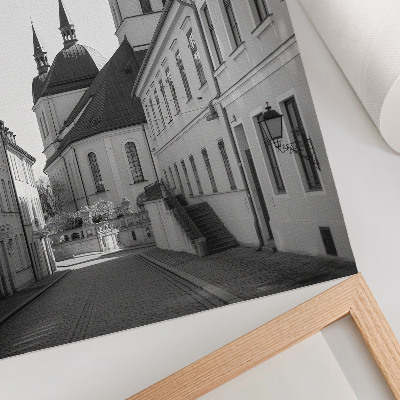 Eleganten plakat za dnevno sobo Zgodovinske stavbe, eleganca, arhitekturni detajli