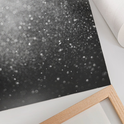 Eleganten plakat za dnevno sobo Nežna svetlo siva bokeh elegancija