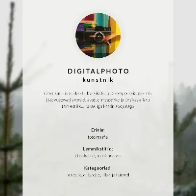 Plakat Drevo na hribu v rumenem polju eleganten dekor za dnevno sobo