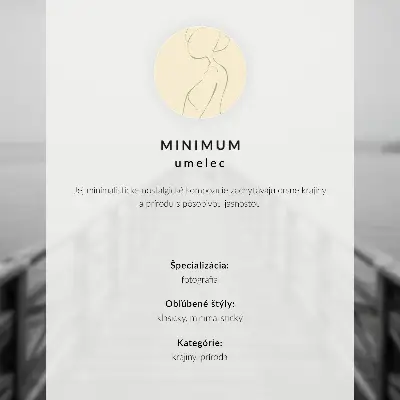 Premium stenski plakat črno-bela minimalistična pokrajina pomola z mirno vodo