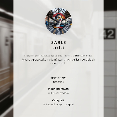 Umetniški tisk na platno Sodobna metro platforma, dinamičen arhitekturni prostor