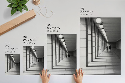 Plakat Simetrija dolgih senc moderne arhitekture