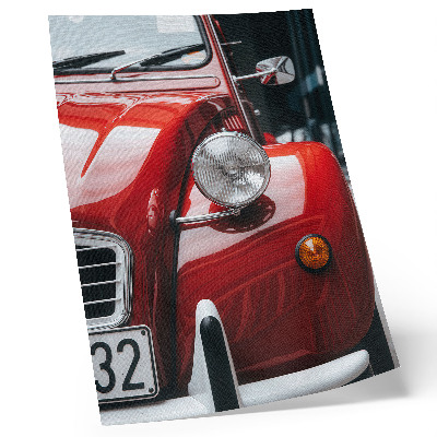 Eleganten plakat za dnevno sobo Klasični avtomobil, izrazne podrobnosti, retro vzdušje