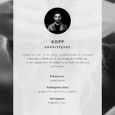Eleganten plakat za dnevno sobo črno-bela gesta miru v minimalističnem elegantnem slogu