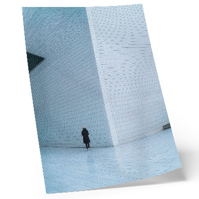 Plakat Impresivna stena z geometrijskimi vzorci
