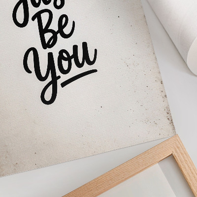 Premium stenski plakat Minimalizem, eleganca, motivacija, črno-beli kontrast