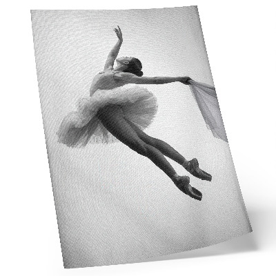 Premium stenski plakat Balerina v gibanju z gracioznostjo in lahkotnostjo