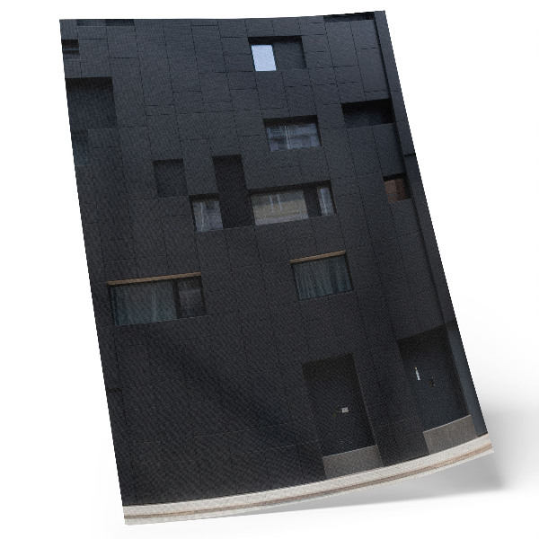 Premium stenski plakat Minimalistična fasada, geometrijske oblike, harmonija