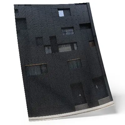 Premium stenski plakat minimalistična fasada z geometrijskimi oblikami v harmoniji