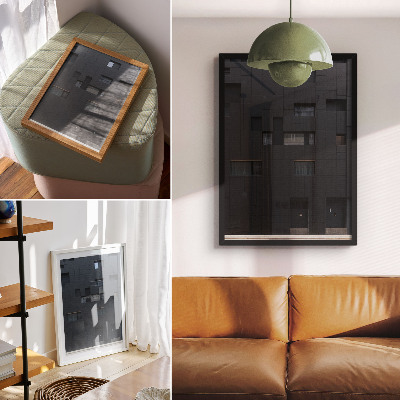 Premium stenski plakat Minimalistična fasada, geometrijske oblike, harmonija