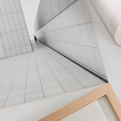 Umetniški tisk na platno Minimalistična geometrijska arhitektura