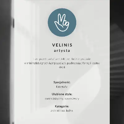 Umetniški tisk na platno surova geometrija v preprostem črno-belem minimalizmu