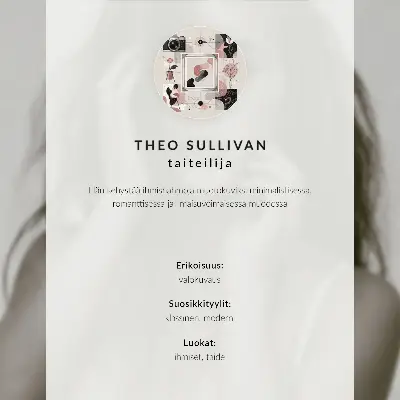 Stenski plakat ženska v ogledalu s pridihom miru v toplih barvah