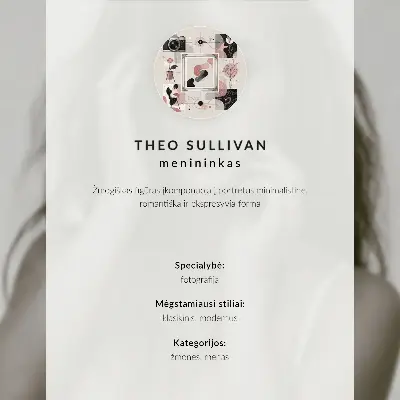 Stenski plakat ženska v ogledalu s pridihom miru v toplih barvah