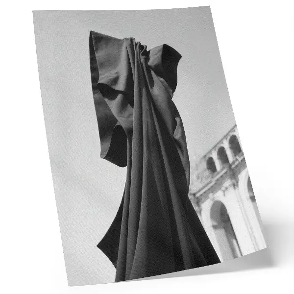 Minimalistična arhitektura tkanine eleganten plakat za dnevno sobo