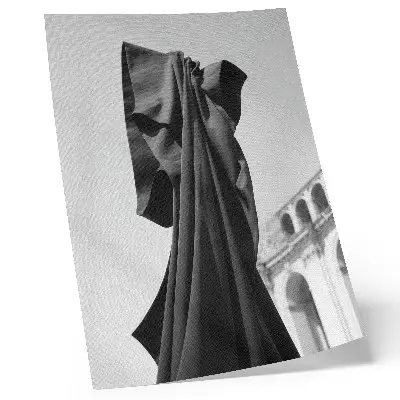 Minimalistična arhitektura tkanine eleganten plakat za dnevno sobo