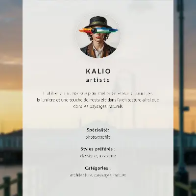 Plakat minimalizem na mostu ob sončnem zahodu v toplih odtenkih