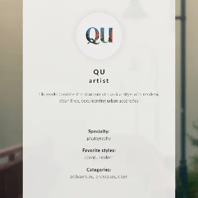 Plakat luči na mostu v megli z motivom harmonije in nežnosti