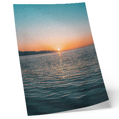 Premium stenski plakat Sončni zahod nad vodo, izjemno harmonična pokrajina