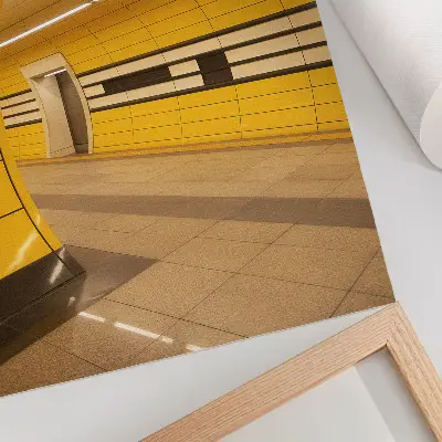 Plakat svetli dinamični vzorci s futurističnim in harmoničnim prostorom