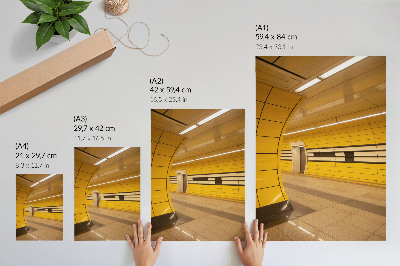 Plakat Svetli dinamični vzorci, futurističen, harmoničen prostor