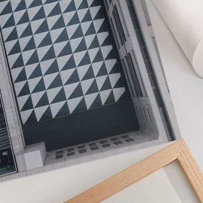 Premium stenski plakat Elegantni geometrijski vzorci, futuristična arhitektura