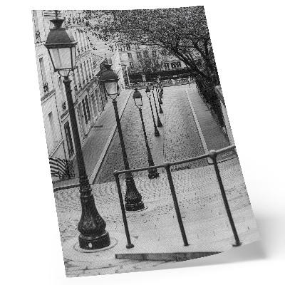 Eleganten plakat za dnevno sobo Očarljive luči, čudovita arhitektura, ulica