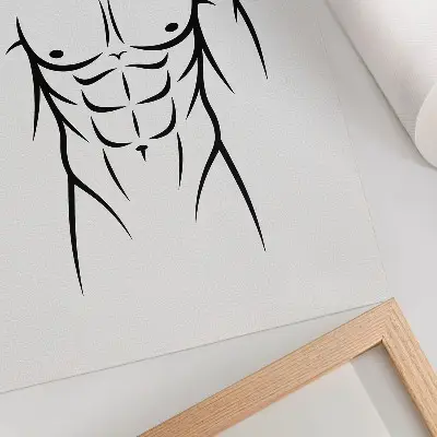 Plakat črne črte na svetlem ozadju v minimalističnem slogu