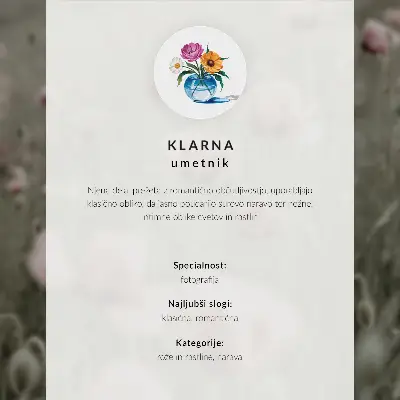 Umetniški tisk na platno pastelne rože v duhu elegance, harmonije in čutnosti