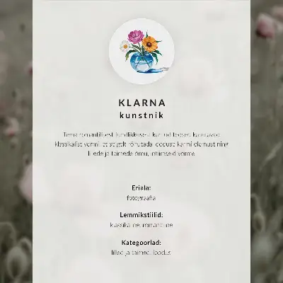 Umetniški tisk na platno pastelne rože v duhu elegance, harmonije in čutnosti