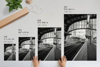 Umetniški tisk na platno z motivom modernosti strukture prostora simetrije in ritma