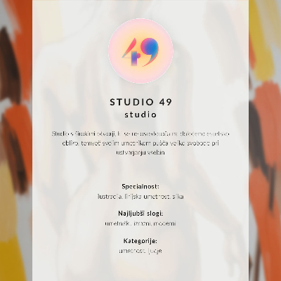 Premium stenski plakat Minimalistična podoba ženske silhuete