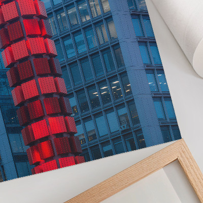 Premium stenski plakat Moderna arhitektura, urbano vzdušje, prostornost