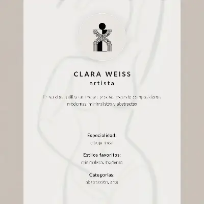 Premium stenski plakat črtna risba z osebo in cvetjem v minimalističnem in elegantnem slogu
