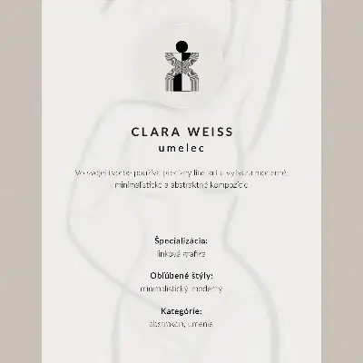 Premium stenski plakat črtna risba z osebo in cvetjem v minimalističnem in elegantnem slogu