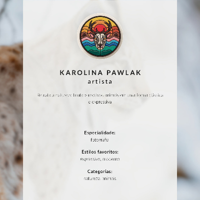 Umetniški tisk na platno Ponosni medved v gozdnem okolju