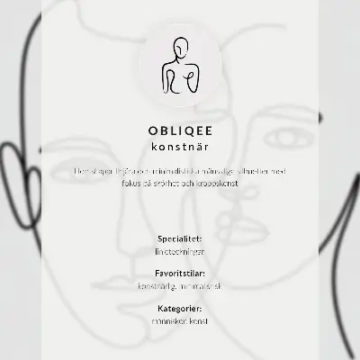 Plakat s subtilnimi oblikami, linijami, eleganco in harmonijo