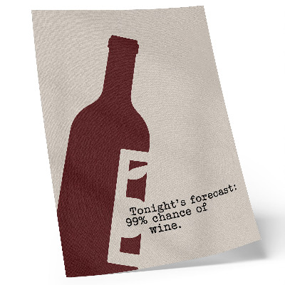 Premium stenski plakat Minimalistična grafika v bordo tonih