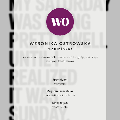 Plakat Visokokontrastna tipografija, humorno sporočilo