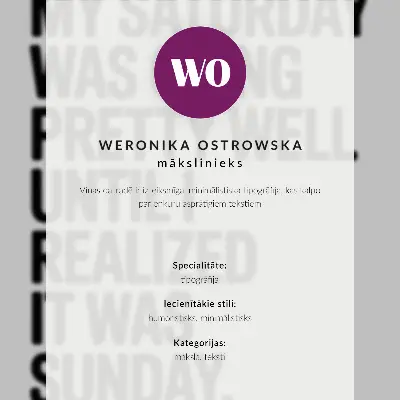 Plakat visokokontrastna tipografija s humornim sporočilom
