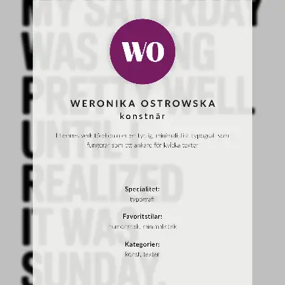 Plakat visokokontrastna tipografija s humornim sporočilom