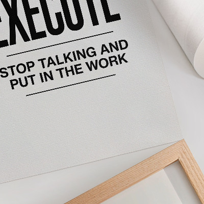 Premium stenski plakat Motivacijski napis v minimalističnem pristopu