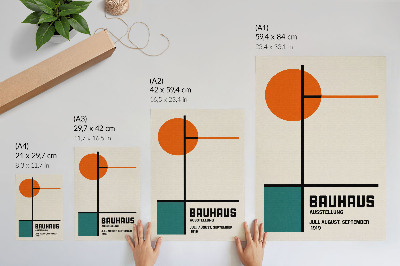 Premium stenski plakat Geometrija, barve, minimalizem, modernost, oblika