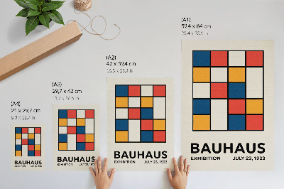 Umetniški tisk na platno Geometrijske oblike v minimalističnem slogu