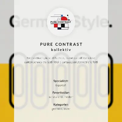 Stenski plakat Bauhaus v slogu geometrijske preprostosti