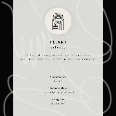 Plakat minimalistična silhueta v črno-belem kontrastu