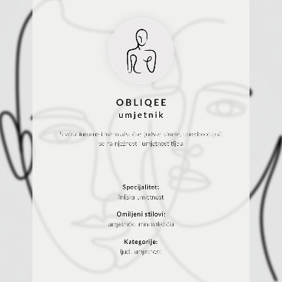 Umetniški tisk na platno Minimalistična ženska orisa sestave eleganca